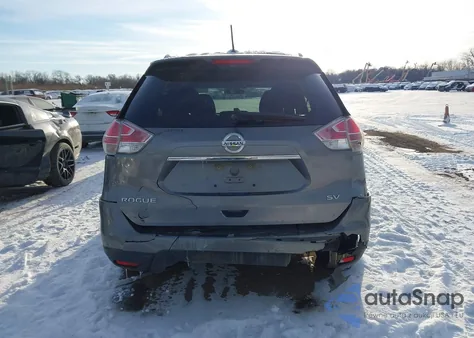 2016 Nissan Rogue S/Sl/Sv z USA, uszkodzony, nr VIN KNMAT2MT9GP710219